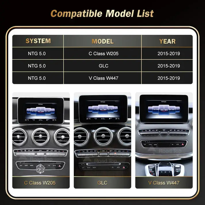 Mercedes C-Klasse W205 Touch-Display Nachrüstung