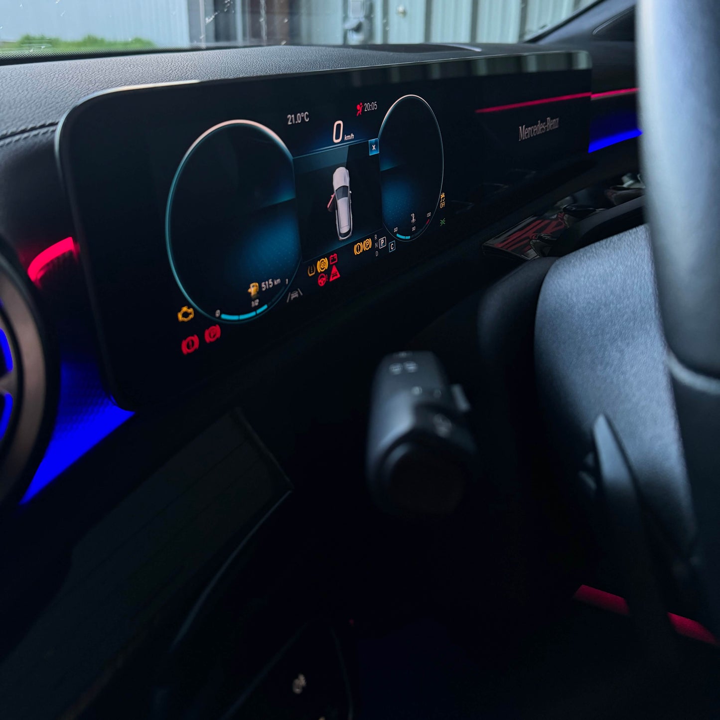 Mercedes W118 CLA-Klasse Widescreen Nachrüstung Display