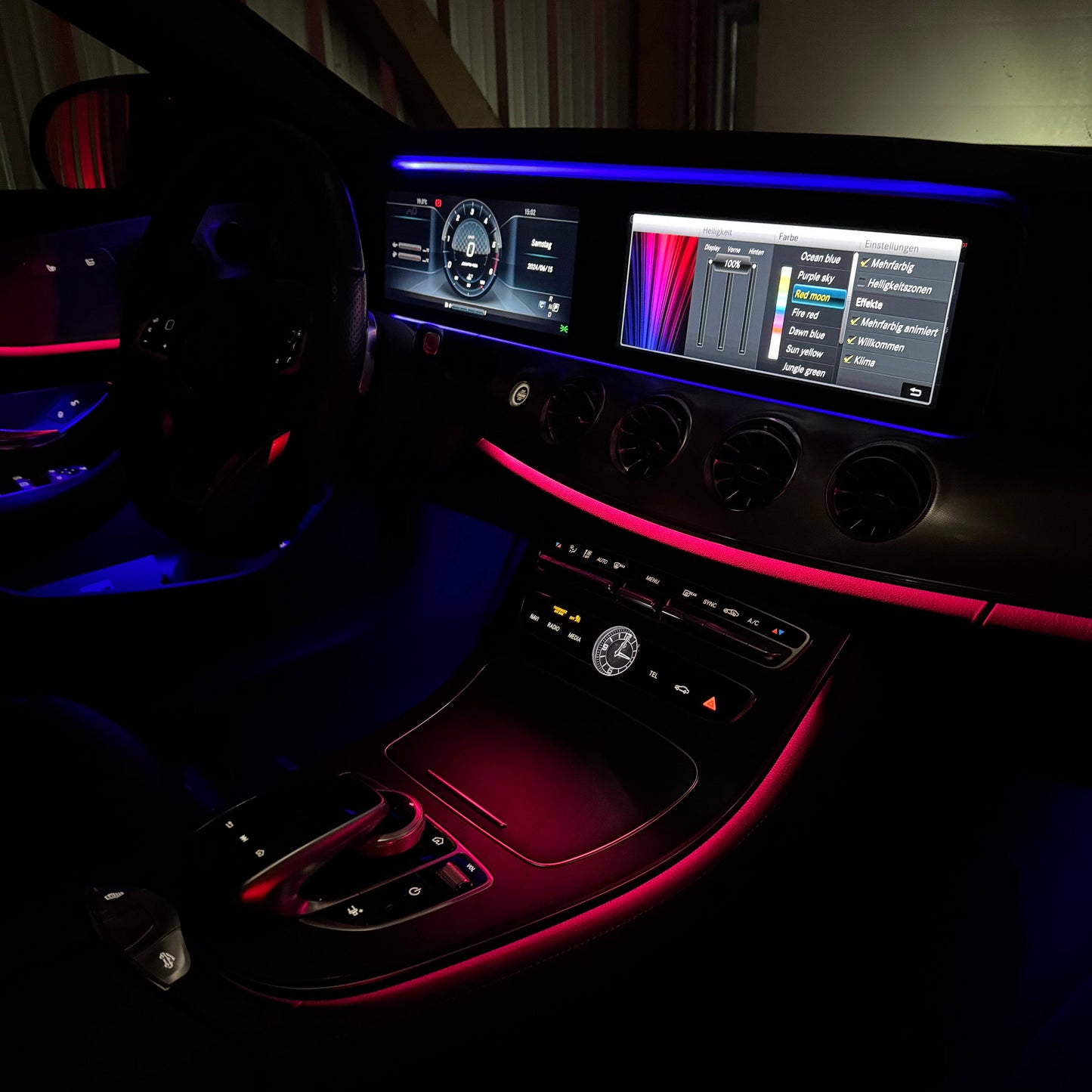 Mercedes W213 E-Klasse Vor-Facelift Widescreen Nachrüstung Display