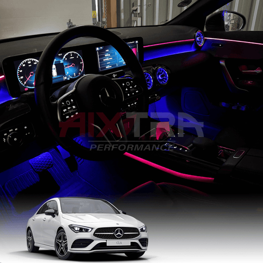 Mercedes CLA W118 Ambientebeleuchtung Nachrüstung Innenraum