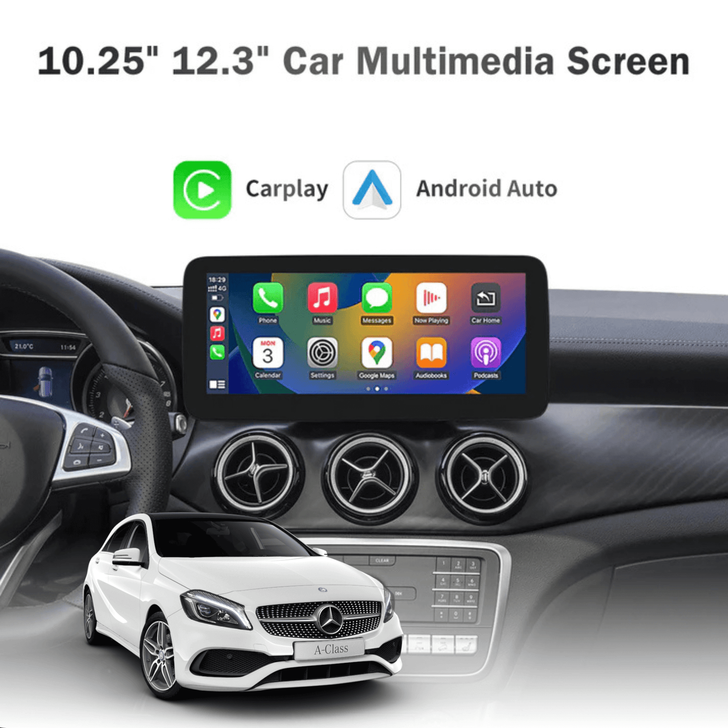 Mercedes A-Klasse W176 Touch-Display Nachrüstung