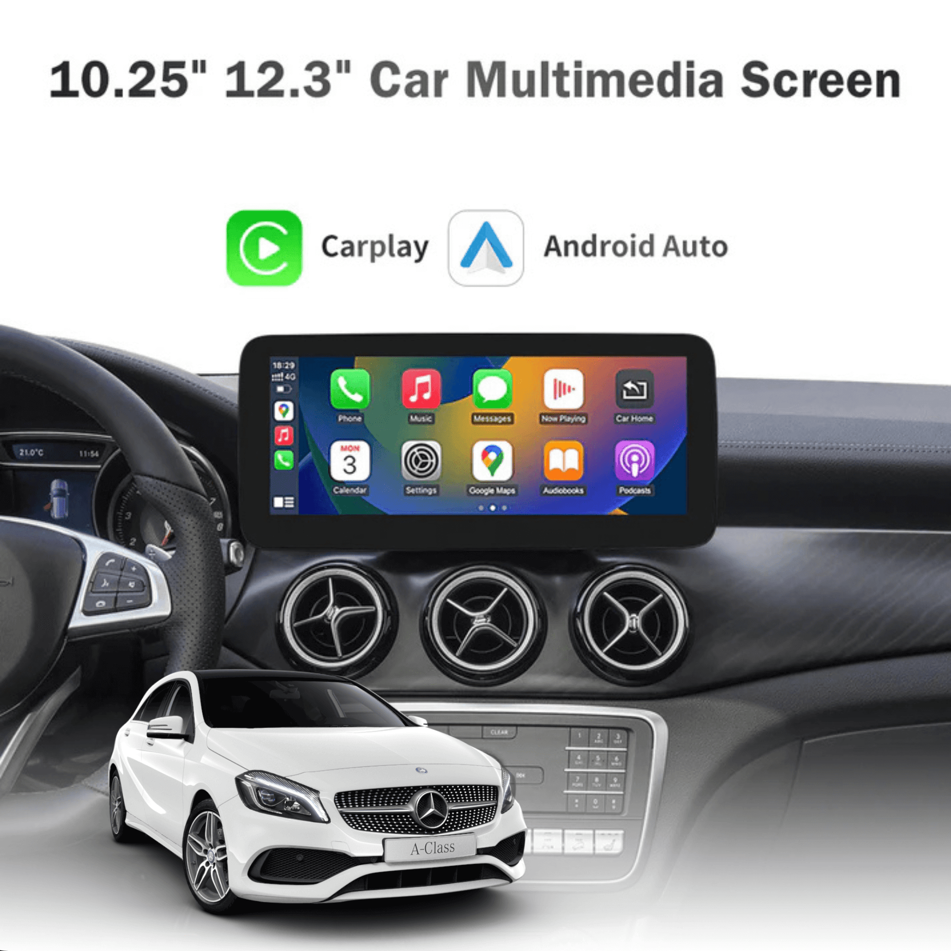 Mercedes A-Klasse W176 Touch-Display Nachrüstung