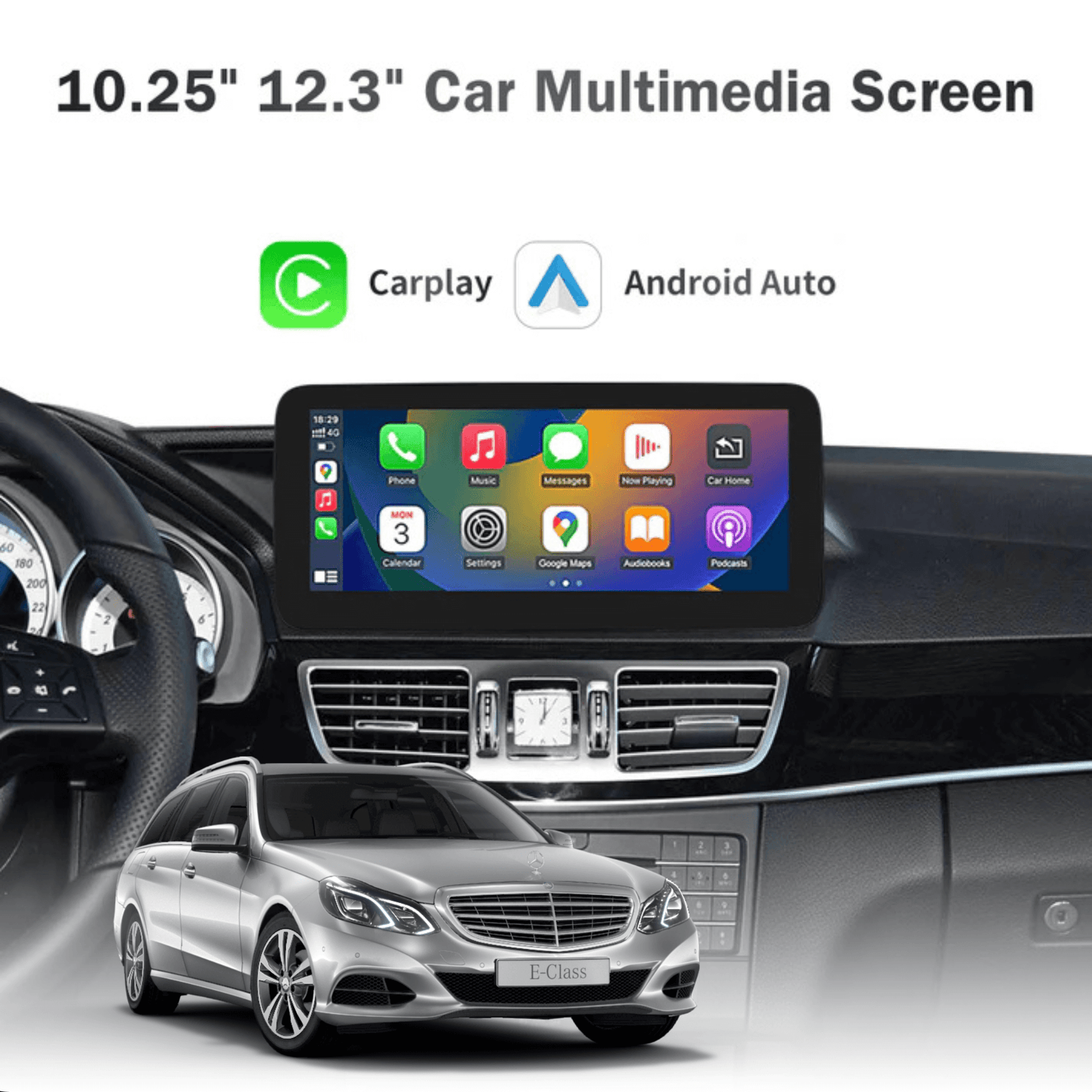 Mercedes E-Klasse W212 Touch-Display Nachrüstung