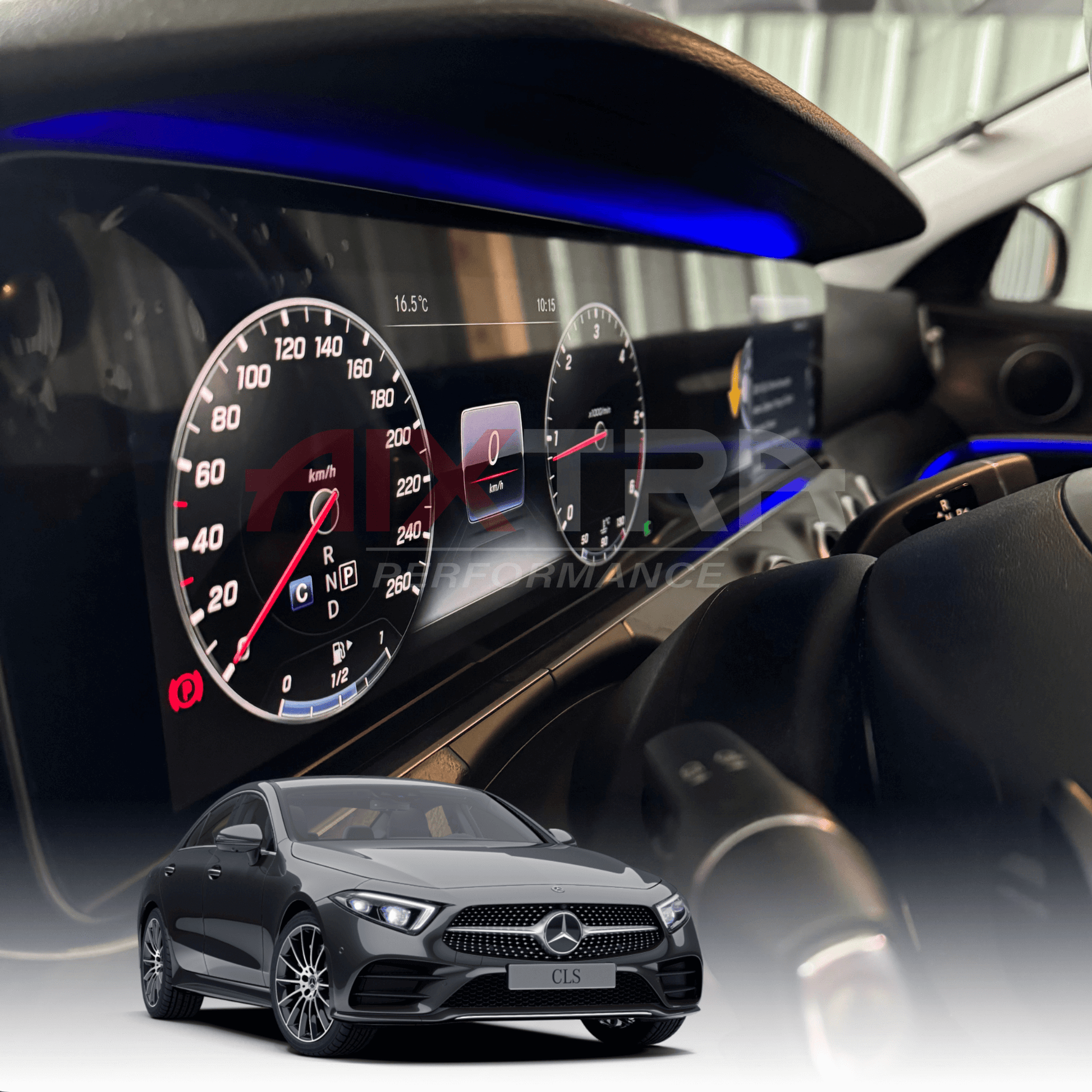 Mercedes C257 CLS-Klasse Widescreen Nachrüstung Display